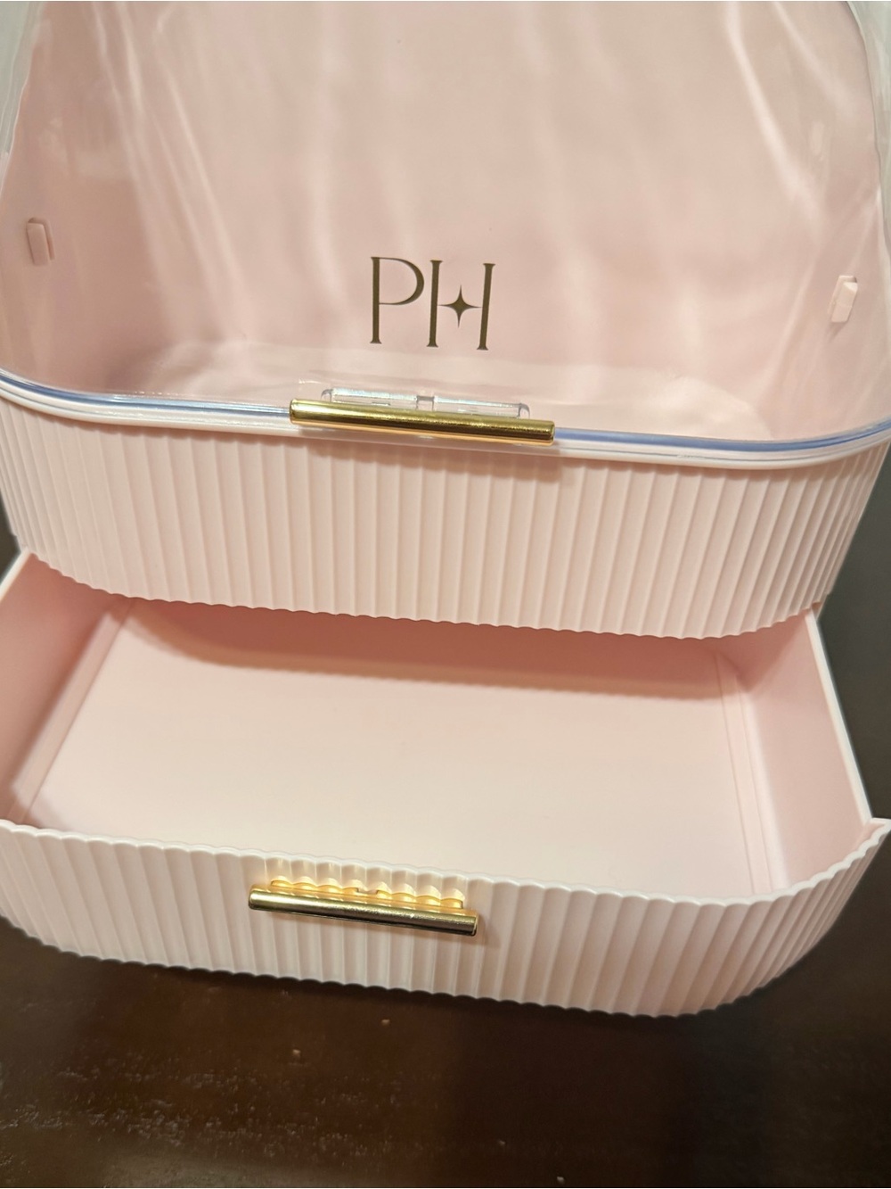 Paris Hilton Makeup Storage Organizer with Lid